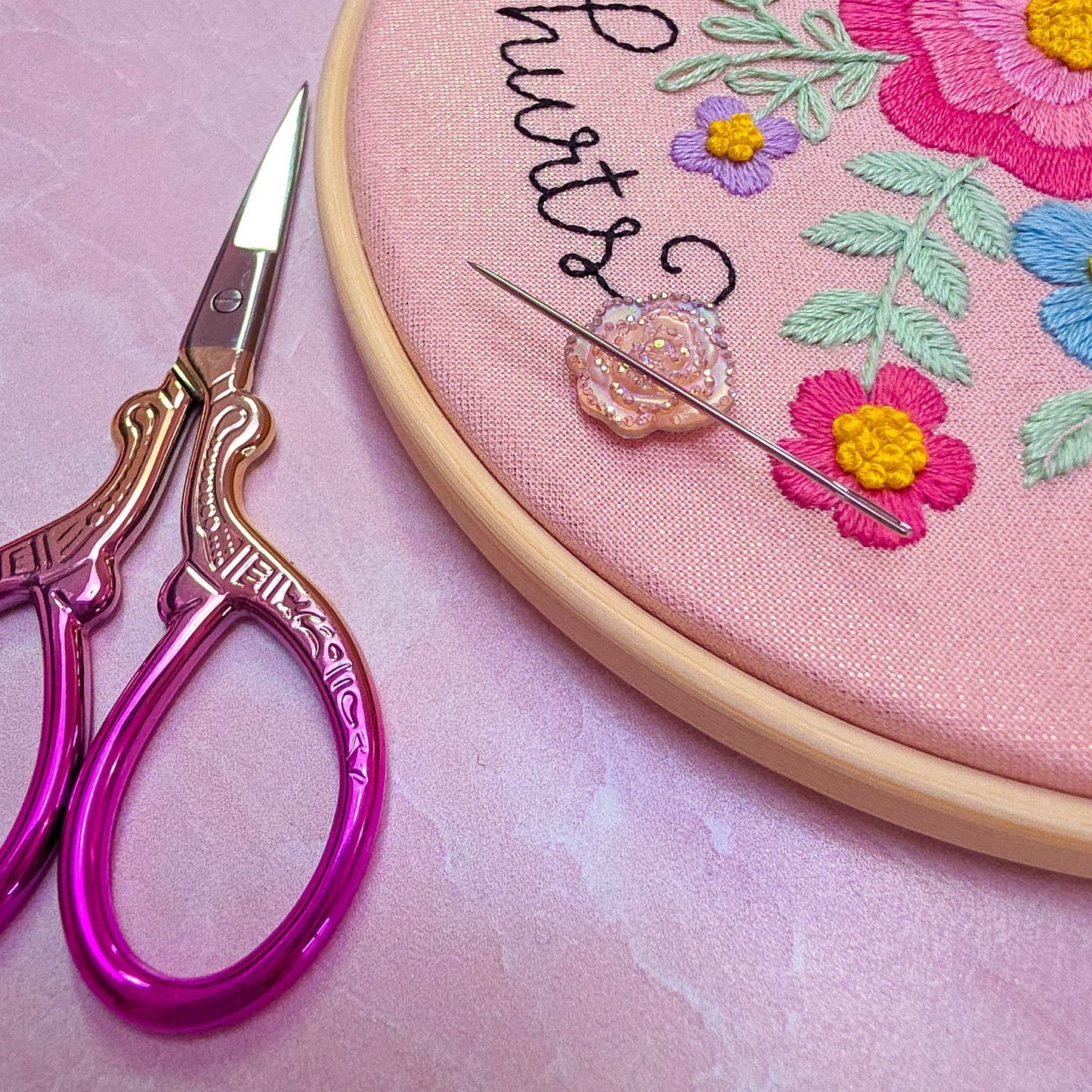 Funny Embroidery Kit "I'm tired and everything hurts" - Beginner Friendly