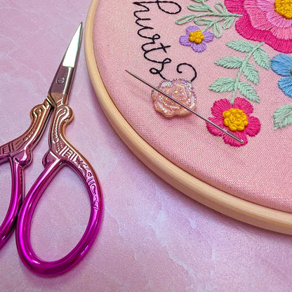 Funny Embroidery Kit "I'm tired and everything hurts" - Beginner Friendly