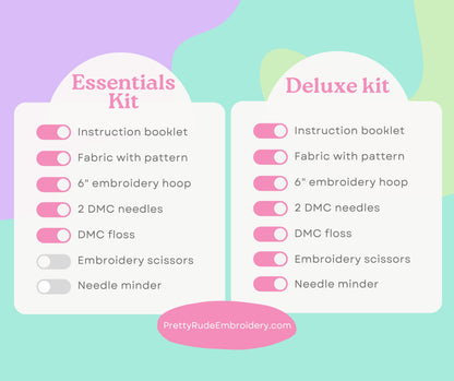 Funny Embroidery Kit "I'm tired and everything hurts" - Beginner Friendly